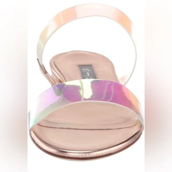 SJP by Sarah Jessica Parker Womens SlideSandal, ROSE LEATHER,Size 11US M W/bag - Picture 3 of 7